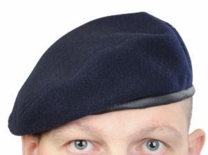 Beret granatowy "miękki"